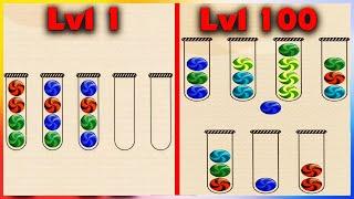 Ball Sort Puzzle - Color Sort Game - Gameplay Walkthrough - Levels 1-100 (Beginner)