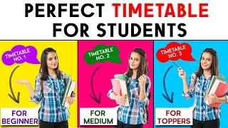 Best Timetable for Students | Study motivation & Best Timetable for Exams!