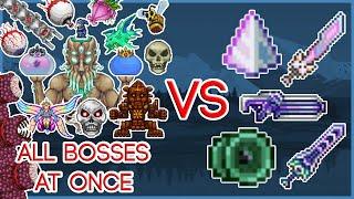 All Bosses At Once vs Endgame Weapons | Terraria 1.4.2.3