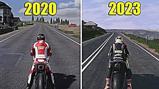 TT Isle of Man Ride on the Edge 2  vs TT Isle of Man Ride on the Edge 3 - Graphic Comparison