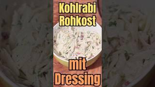 Kohlrabi-Salat in 5 Minuten: Einfach, lecker und gesund! #gesundeernährung #kohlrabisalat #rohkost