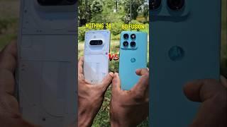 Nothing Phone 3a vs Moto Edge 60: The Camera Showdown