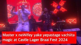 Master H achidzidzisa babe wake kuimba saTamy Moyo pastage live Castle Lager Braai Fest 2024