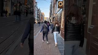WALKING TOUR WHILE SUNSET IN AMSTERDAM, NETHERLANDS | LEIDSESTRAAT #walkingtour #pov #mentalhealth