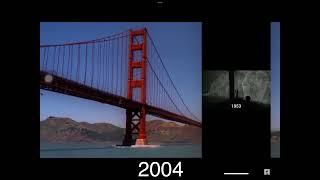 Evolution of golden  gate bridge