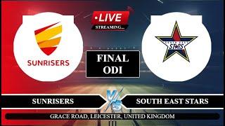 Live: SUN vs SES FINAL ODI Live | RHF Trophy Live Score | Sunrisers vs South East Stars Live