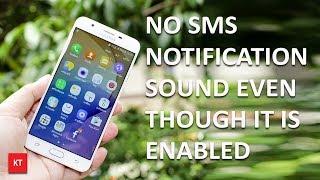 No text message notification sound even though it is enabled (For android)