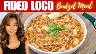 Fideo Loco with Ground Beef and Potatoes | Mexican Fideo Soup