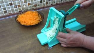 Слайсер для моркови, яблок, дайкона ... Turning slicer 2