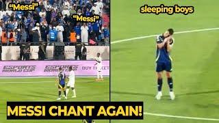 Ronaldo did sleeping gesture after Al Hilal fans chanted 'MESSI MESSI MESSI' again | Football News