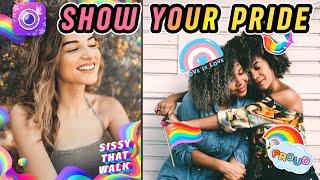Show Your Pride | Photo Editing Tutorial | YouCam Perfect #Shorts