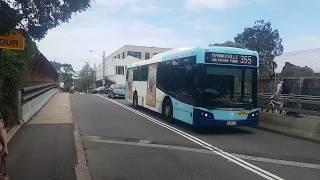 Adz' Transport Vlogs - Two buses Route 355 at Erskineville Rd