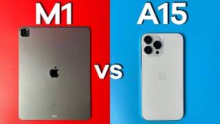 Apple M1 vs A15 Bionic Speed Test - iPad Pro 2021 vs iPhone 13 Pro Max