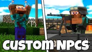 GUNS, MOUNTS AND ITEM QUESTS! - Custom NPCs Tutorial (Minecraft)