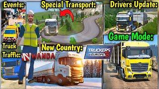 Truckers of Europe 3 JUST GOT BIGGER! New Country & Game Modes Inside!" Major Updates List!