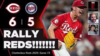 Cincinnati Reds STAY HOT in COMEBACK WIN vs Minnesota Twins | Reds Making Playoff PUSH! | Chatterbox