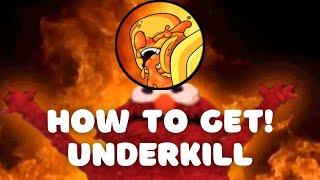 Roblox Slap Battles | How to get Underkill Badge + Flamarang Glove | 2023