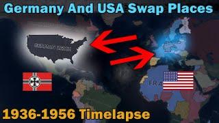 What if US and Germany switched places in Hoi4? | Hoi4 Timelapse