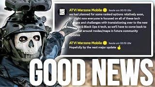 WARZONE MOBILE NEW UPDATE RANKED MODE CAMOS & PRESTIGE  | BO6 ENGINE LAG FIX + STREAMING REMOVED?