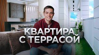 Современный интерьер в Московской квартире / Вид на весь город / Терраса 30м² / Рум Тур