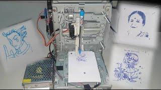 Best Arduino Based Mini CNC Plotter Machine   Arduino Projects   Electruino