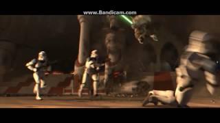 Star-Wars Episode 3 Obi-Wan And Yoda VS Clone Troopers