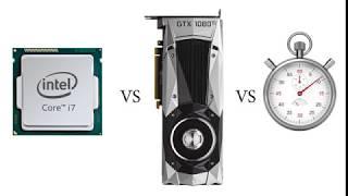 CPU vs Graphics Card/GPU (Nvidia NVENC): x264 video encoding benchmark