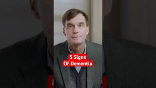 The Earliest Signs of Dementia