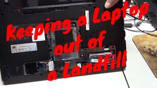 Keeping a laptop out of a Landfill.