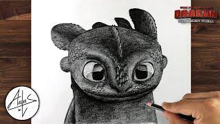 How To Draw Toothless | How To Train Your Dragon