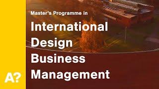 Master’s Programme in International Design Business Management