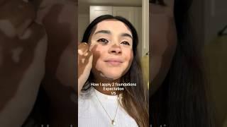 How she apply 2 foundations Expectation Vs Reality  #trending #explore #video #viralchallenge