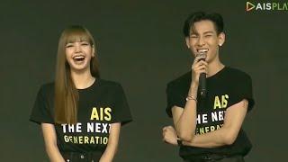 [ENG] LISA's appearance with MC BAMBAM + AIS Family give a doll + take a photo |AIS 30th Anniversary