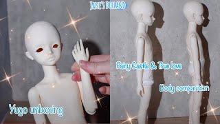 BJD Unboxing|| Fairy Castle 1/4 BJD Boy Yugo Body Review|| Fairy Castle& True Love comparison|| MSD