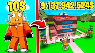ПОСТРОИЛ САМУЮ КРУТУЮ ТЮРЬМУ В МИРЕ и ОГРАБИЛ ВЕСЬ ГОРОД! НУБ И ПРО ВИДЕО ROBLOX Criminal Tycoon
