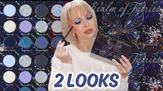 Testing NEW Bella Beaute Bar REALM OF FAIRIES PALETTE | 2 LOOKS TUTORIAL