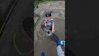 HE DESERVED IT.         #school #scooter #skate #funny #skatepark #skit #sketch #comedy #bike #sad