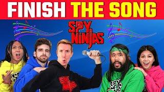 Finish The Lyrics - Spy Ninjas Songs | Chad Wild Clay , Vy Qwaint, Daniel, Regina, Melvin