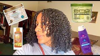 WASH DAY/ WASH N GO ROUTINE on 3B/3C Hair