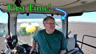 Dad's First Vlog!  Planting Organic Corn
