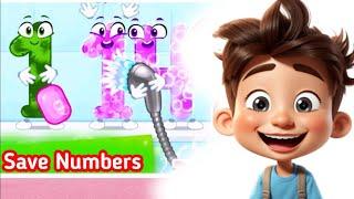 Let's Save The Numbers 0 To 20 | Part 8 | Learning Videos For Kids