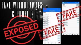 How Fake Guru Traders Fake Withdrawals and Profits