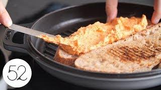 Grilled Pepper Cheese Sandwiches