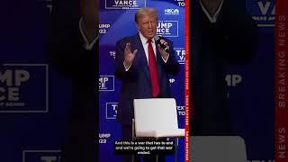 Trump says he will stop the Russia-Ukraine war before taking over the White House