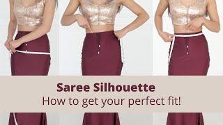 TiaBhuva.com Saree Silhouette | How To Measure To Get Your Perfect Fit
