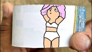 Doraemon Cartoon Flipbook #206 | Shizuka Removing Her Clothes Flip Book | Flip Book Artist 2024