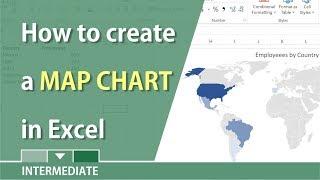 Create a Map chart in Excel 2016 by Chris Menard