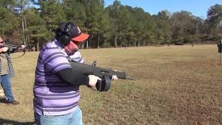 Atchisson Assault 12 (AA12) full automatic 12 gauge shotgun at Red Hill Range, 2019