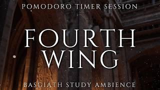 Fourth Wing Pomodoro Timer | Onyx Storm Ambience | 25/5 Study Session