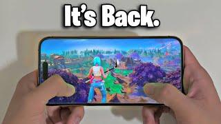 The Return Of FORTNITE On IOS...